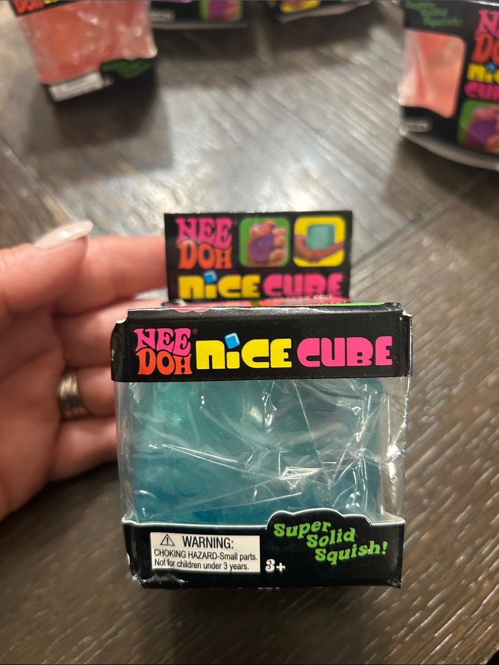 Nee Doh Nice Cube - Teal Squishy Stress Toy